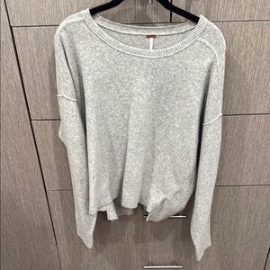 Free people Cozy Gray Sweater
